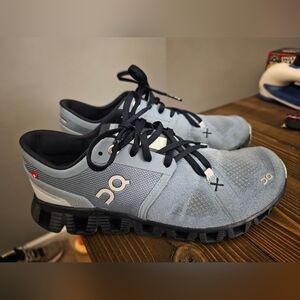 On Cloud X3 Women's Running Shoes - Blue Wash/ink 8